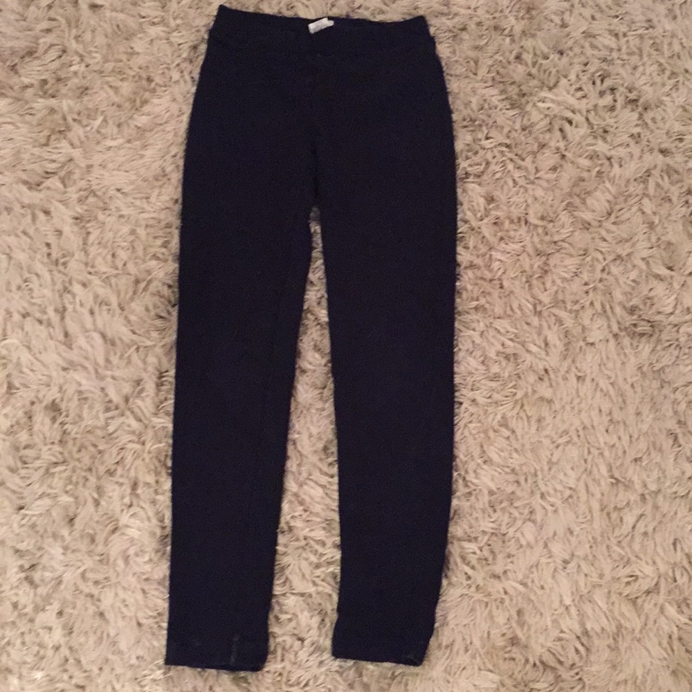 NWOT CrewCuts Navy leggings. Size 12